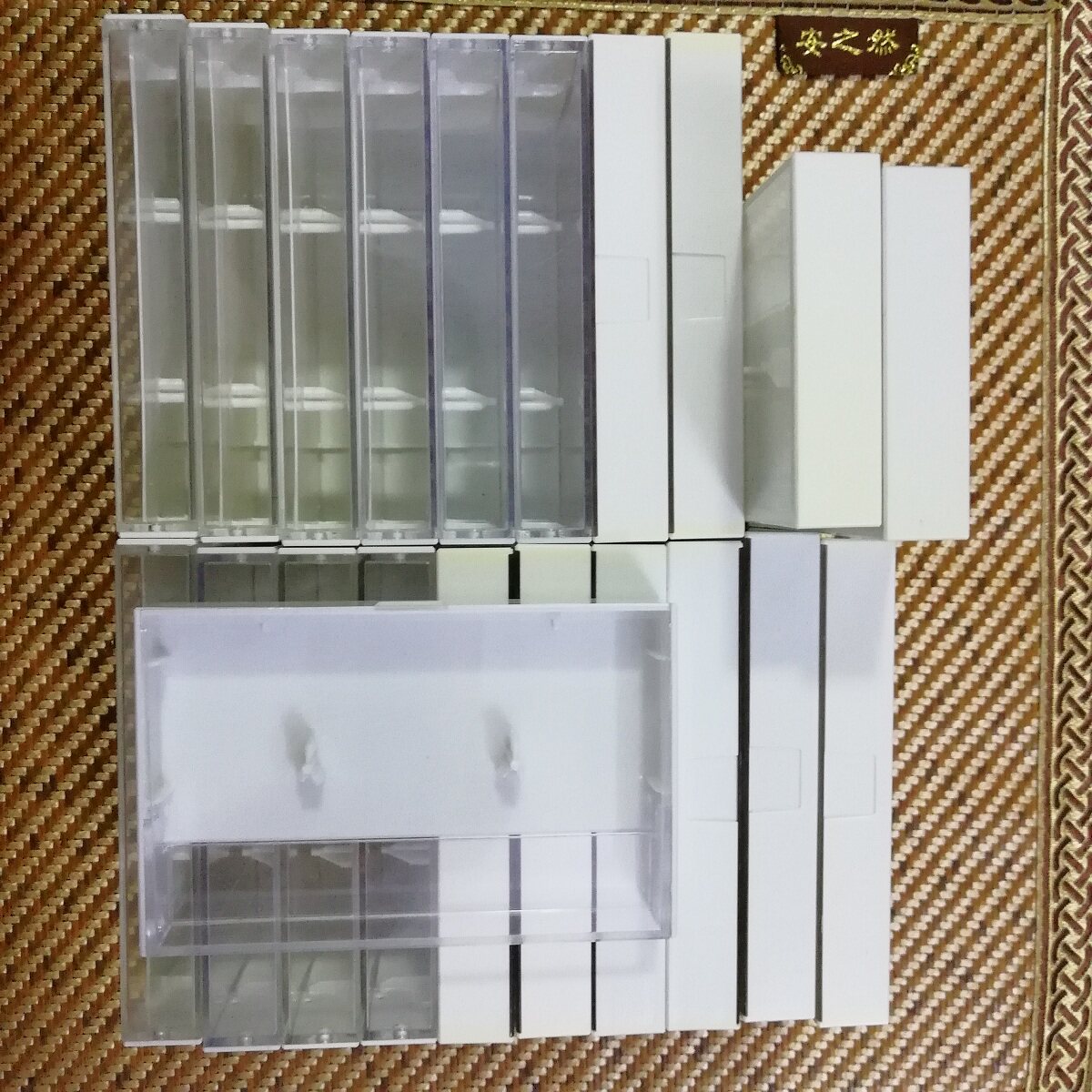 Imported tape box Old - style recording box Tape box Tape box Milk box