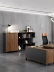 LOFT phong cách công nghiệp bằng gỗ tập tin văn phòng tủ văn phòng bàn bên tủ sách nhà sàn tủ hiện đại tối giản đồ nội thất - Nội thất văn phòng