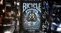 Dee Poker BICYCLE STAINED GLASS Behemoth stained glass flower cut playing cards