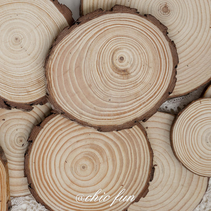 Chicfun Nordic in Cup cup mat wooden insulation coffee milk retro-creative decoration anti-hot