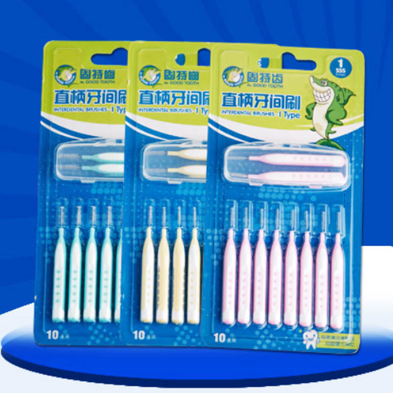 Gute tooth type I 0 7-1 5mm dental seam brush interdental brush soft hair orthodontic with braces mouth cleaning odor 10