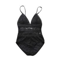 Korean one-piece swimsuit women show thin belly cover sexy backless lace size chest gathered bikini spa bathing suit