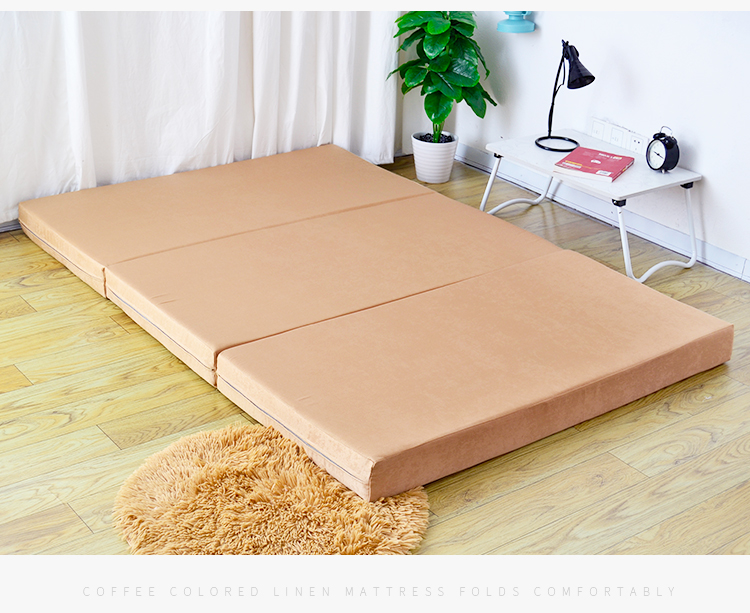 Tatami mật độ cao khả năng phục hồi cao miếng bọt biển nệm sàn mat gấp có thể gập lại có thể giặt trưa phá vỡ nệm tùy chỉnh