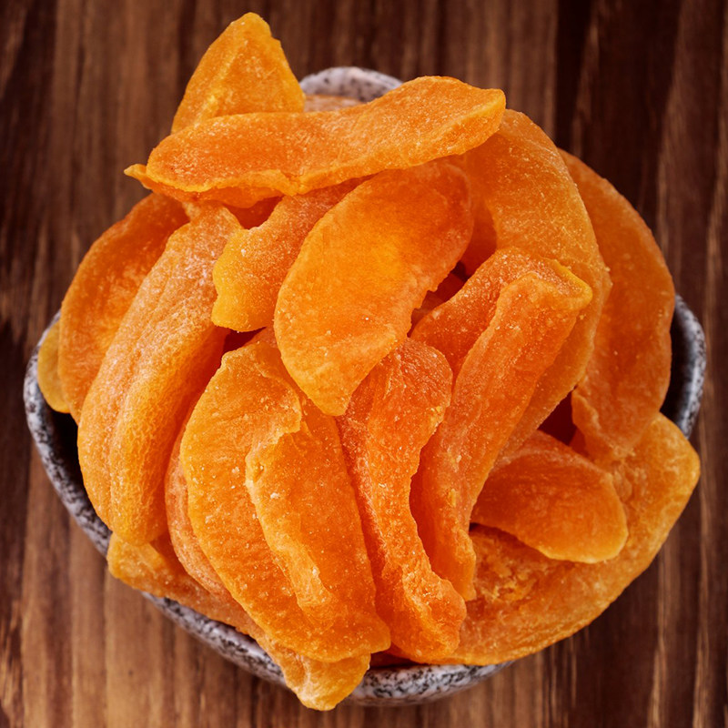 Yellow Peach Dry 500g Fruits Candied Fruits Children Snack Dried Fruits Bulk Non-White Peach Dried Peach Dry Fruit Dried 1 catty