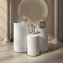 Modern minimalist beauty salon cashier curved bar table nail salon clothing store reception desk shop small front desk