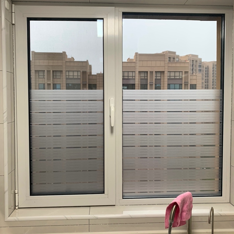 Translucent kitchen glass sticker frosted bathroom window window sticker with balcony anti-walk light streak sticker