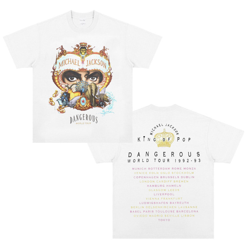 Michael Jackson Vintage Tee 迈克尔杰克逊同款 短袖 T恤 长袖 1