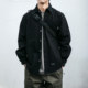 ເສື້ອຢືດ Retro ຍີ່ປຸ່ນຜູ້ຊາຍແຂນຍາວແບບເກົາຫຼີ trendy loose pocket shirt youth versatile casual jacket trendy