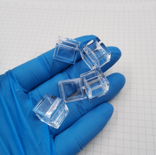 Special Acrylic Box for Chemical Element Metals 10mm Cube, High Transparency Square Acrylic Display Box