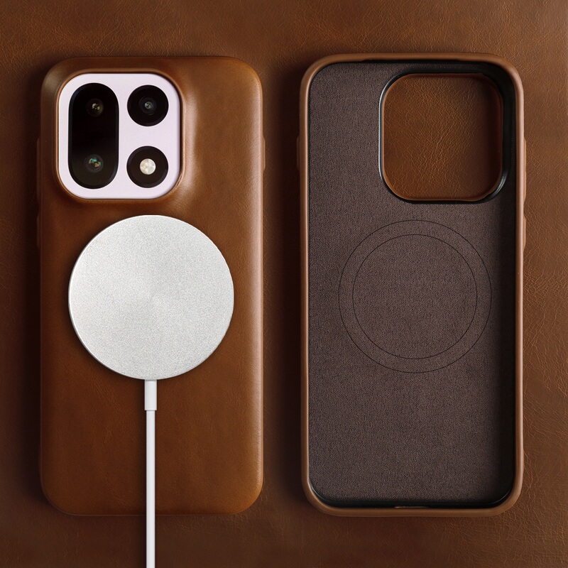 Genuine Oil Wax Leather Suitable for Oneplus 15 Phone Case 1+13 New Model 12R Premium 11R Business Simple Ace5Pro Niche Ace3 Leather Cowhide Nord Magnetic Full-Cover Anti-Drop 10t Protective Case