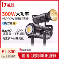 Jinbei EL300BI high-power LED studio fill light single and double color temperature photography studio video shooting constant light