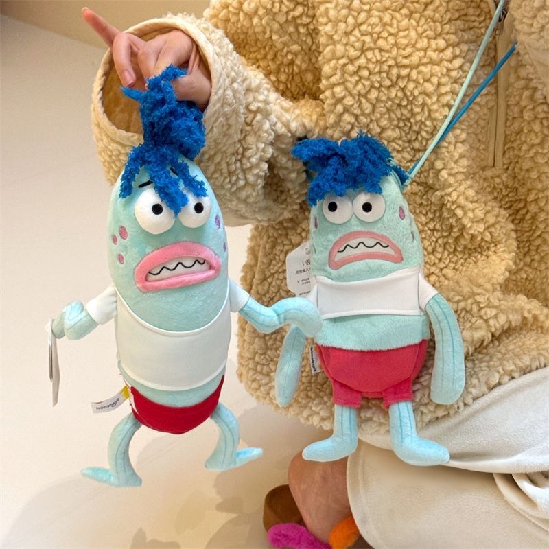 New Spongebob Squarepants Bikini Bottom Series Creative Doll Bag, Cute and Quirky Plush Toy Gift