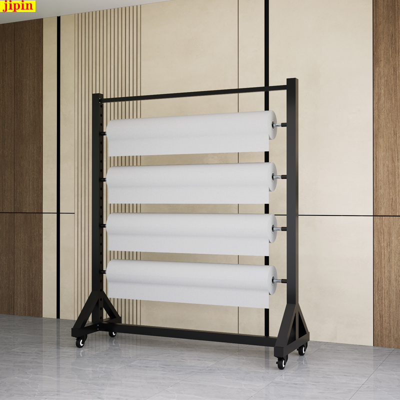 Thickened Agricultural Film Shelf, Plastic Film Rack, Leather Packaging Paper, Pvc Transparent Tablecloth Display Rack, Roll Material Display Stand