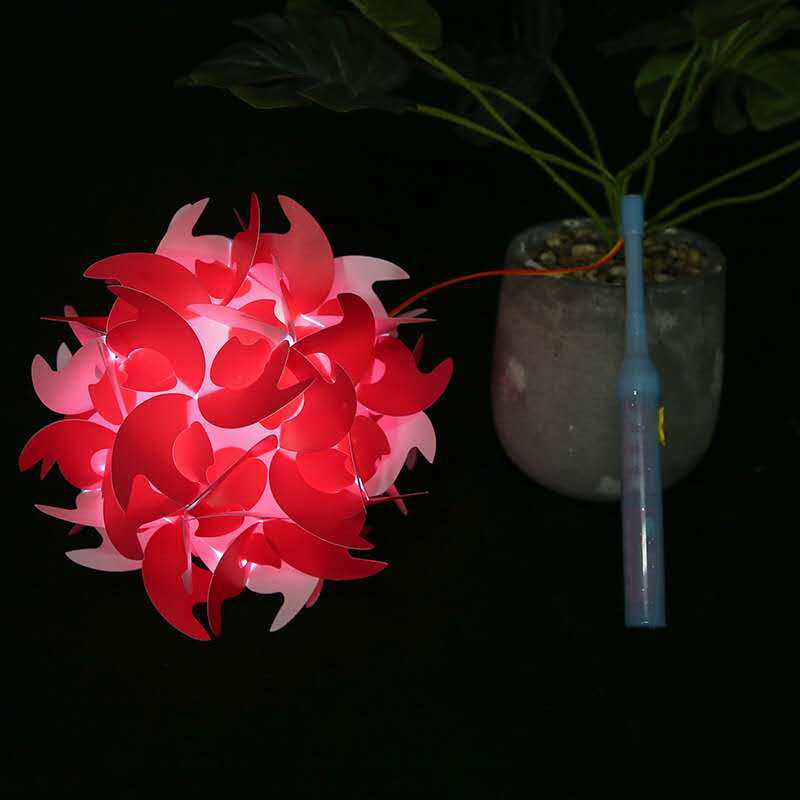 Handmade lantern making diy material festival scene decoration children's lantern luminous led gift color