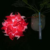 Hand lamp manual flower lamp making diy material festival scene decorating childrens lantern glowing LED gift color