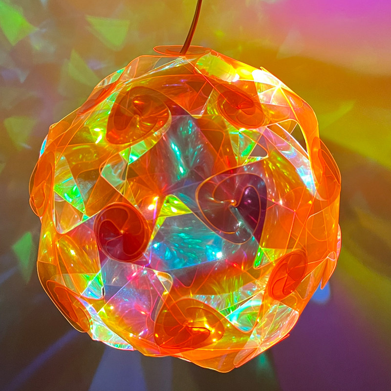 Spring Festival Lantern Festival New Year's night market beach art projection laser PVC portable lantern led children's handmade lantern