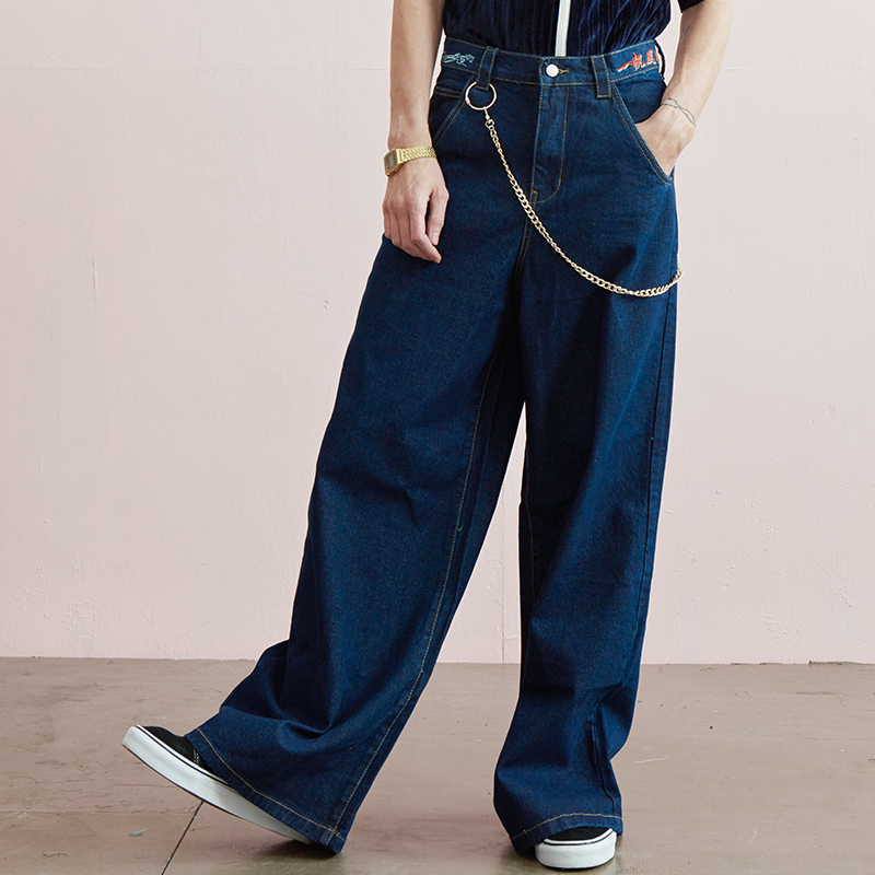 mens wide leg jeans