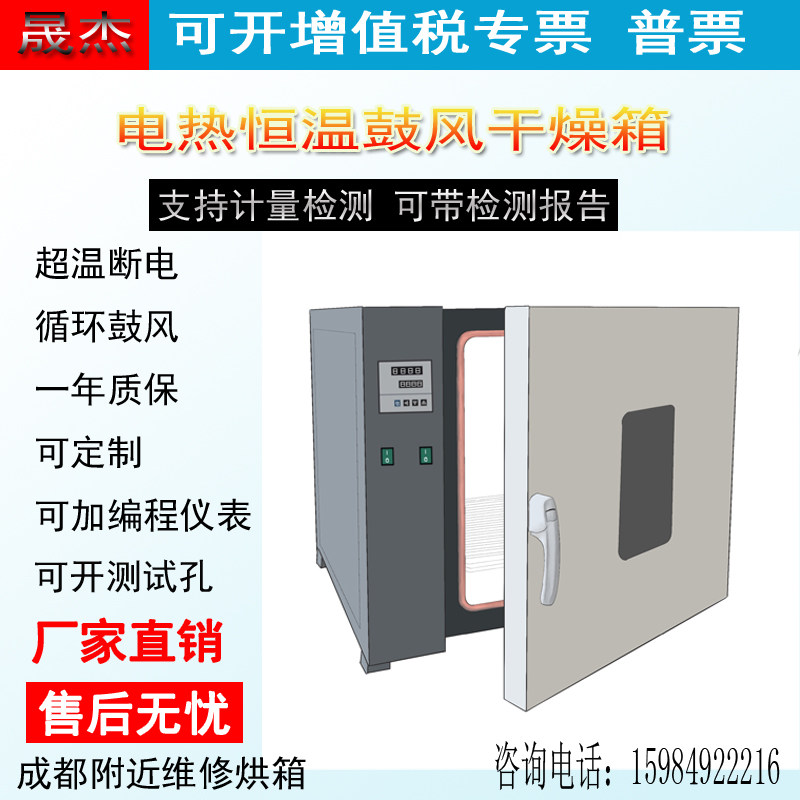 2021 New Laboratory Electric Blast Drying Box Vertical Constant Temperature Industrial Oven Heating Oven Small Commercial