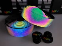 npy road bike reflective handle with color-changing color handlebar wrap belt with dead fly strap