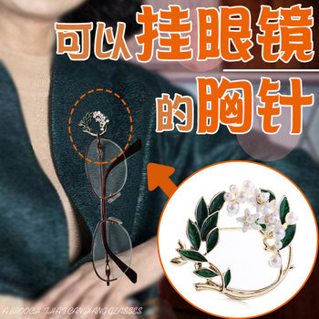 Chest glasses stand that can be worn