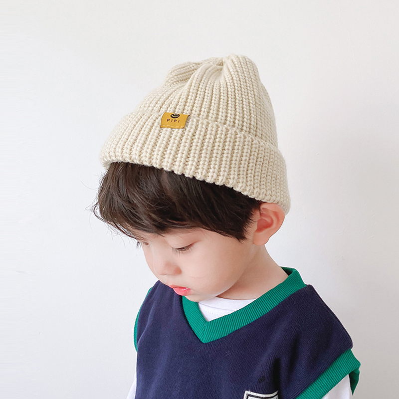 Children's hair cap autumn and winter pure hundred and cold cap boy baby icon cloth knitted hat boy autumn hat