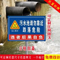 Reversing into the warehouse road traffic sign square plate driving school special signboard aluminum plate vertical anti-cursor