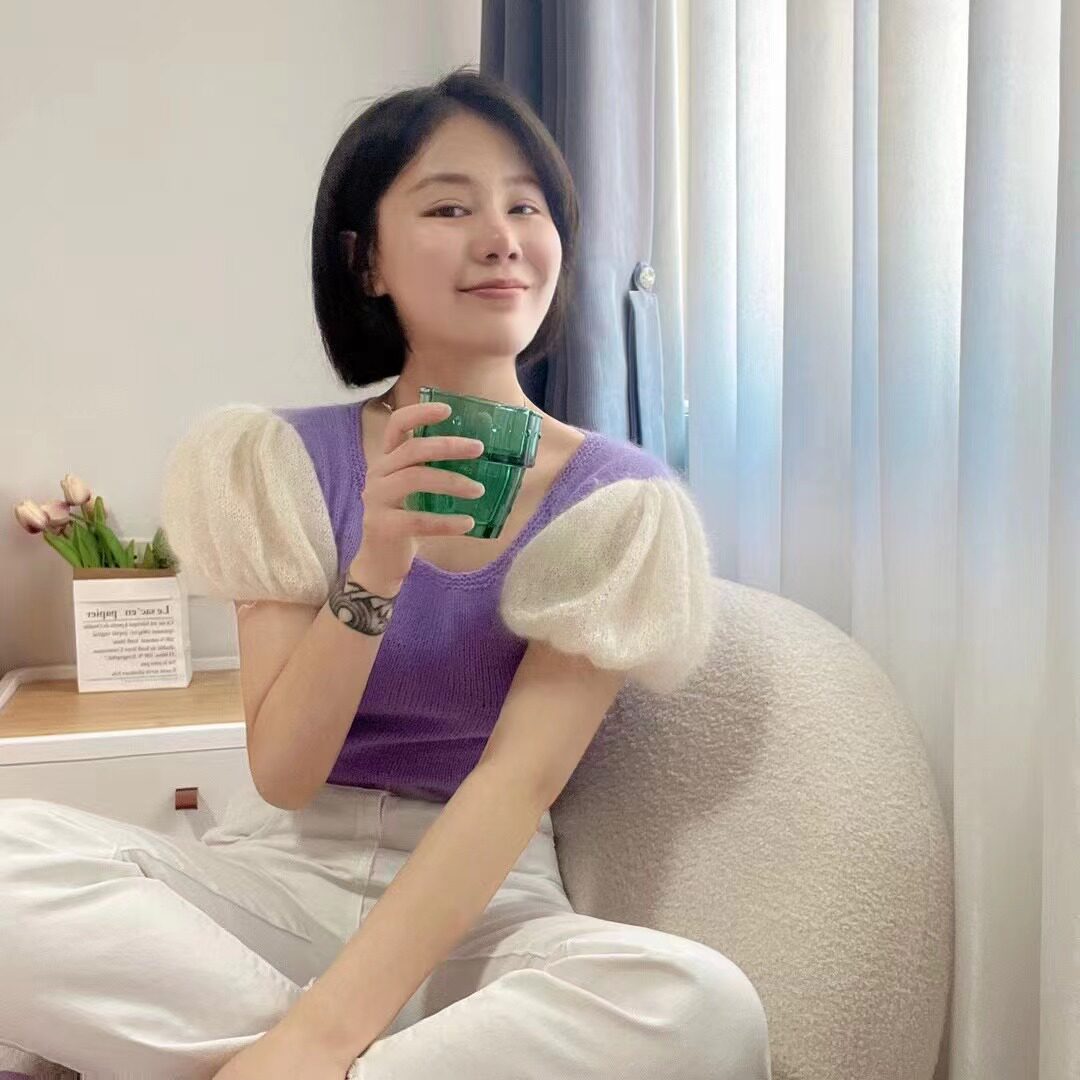 Gou d woven handmade material bag summer women's diy sweater cashmere sweater short-sleeved silk horse stick needle material bag