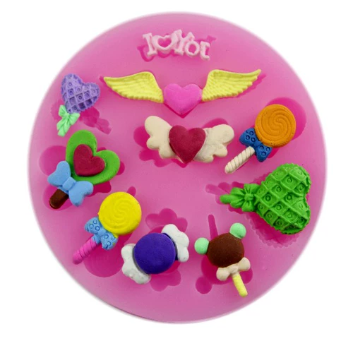 Силиконовая форма, глина, кремовая игра с едой с аксессуарами