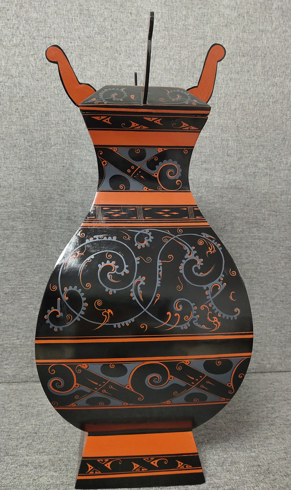 Mawangdui lacquer Fang Wine Fang Chu Qinhan lacquer replica Movie wedding props Hotel home lacquer ornaments