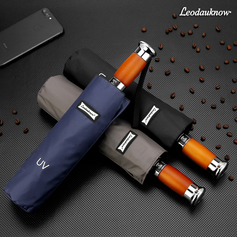 116cm increase number double ten bone reinforcement anti-wind windproof triple folded black rubber sunscreen male fully automatic clear umbrella-Taobao