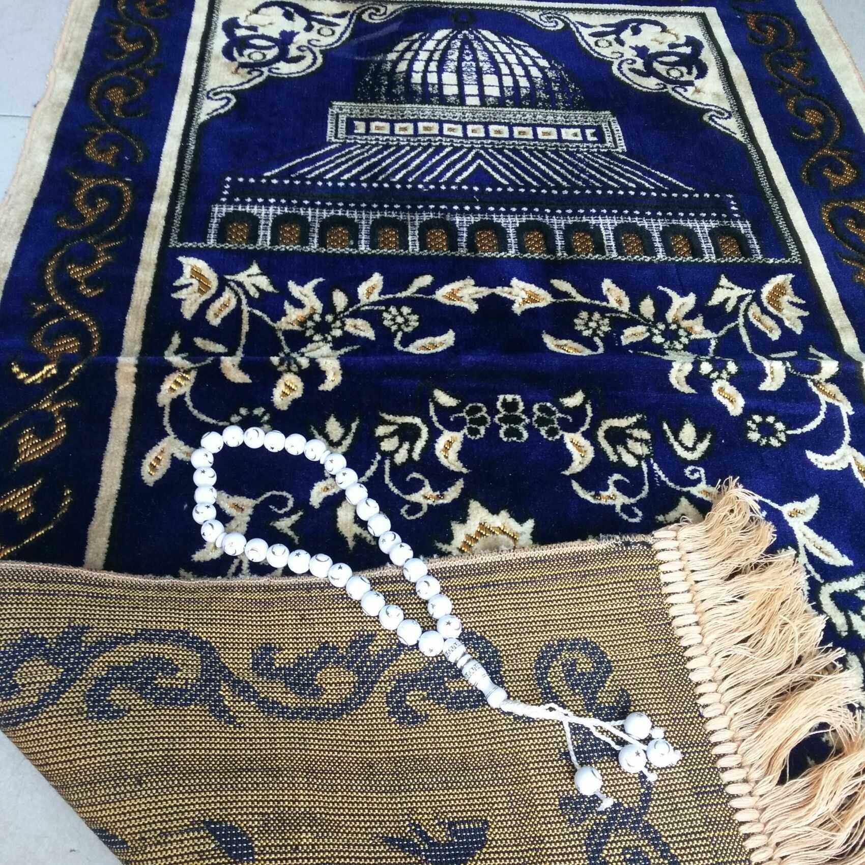 Double 11 send rosary Hui prayer blanket Muslim mosque Islamic prayer floor mat prayer prayer blanket