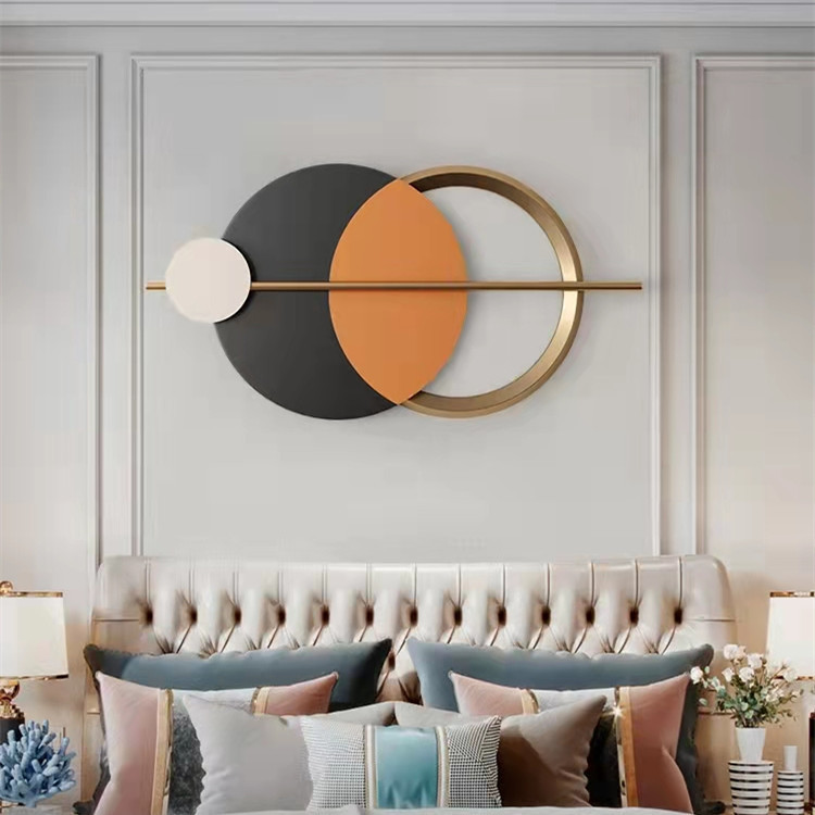 Modern Minimalist Sofa, Living Room, Metal Dining Room, Hotel Bedroom, Tea Room, Soft Decoration, Iron Art, Creative Design, Wall Hanging