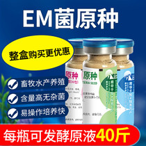 EM culture Aquatic animal husbandry Pig cattle sheep chicken fermentation bed planting em probiotics fermentation 40 pounds of EM bacteria liquid