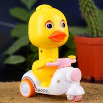 Press-replastic car inertial children 1 to 3 years old car toys baby male and female mini model small motorcycle