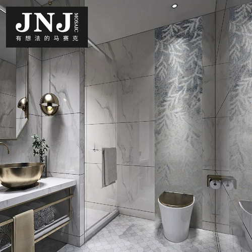 JNJ Хрустальная стеклянная мозаичная плитка фона стена стена гостиная телевизор Простая современная головоломка Осень осень