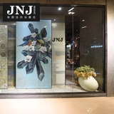 JNJ Мозаичная плитка фон стена популярность телевизионная крыльца Простая и современная картина срезания головоломки джи -лан ye 鹟