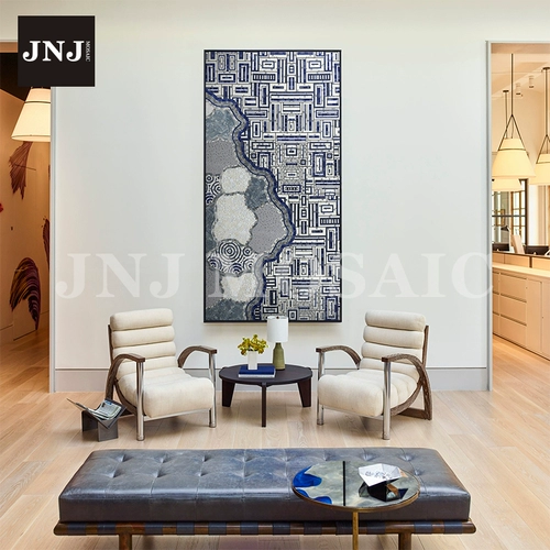 JNJ Мозаичная плитка фон стена популярность телевизионная крыльца Простая современная загадка сдвиг