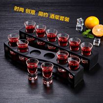 Bullet glass wine cocktail glass swallowed glass with wine bar glass set glass
