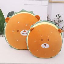 Hamburger Hug Pillow Plush Toy Food Snack Bag Climbing Cushion Sleeping Multifunction Teenage Girl Heart Birthday Creative Gift