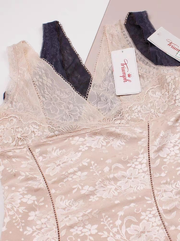 Thin sleeveless long shapewear 30-101 charming curve comfortable floral lace wide shoulder straps original 620 Thin sleeveless long shapewear 30-101 charming curve comfortable floral lace wide shoulder straps original 620