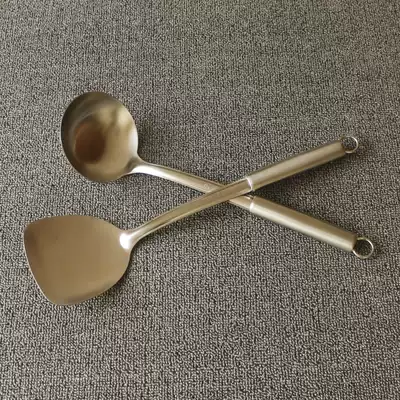 304 stainless steel shovel pot Spoon thick and light easy to hang design reasonable not slip into the pot