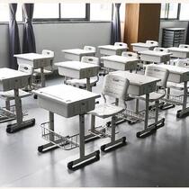 Primary and secondary school students desks and chairs Training tables tutoring classes Lifting childrens learning tables and chairs set Home writing desks School