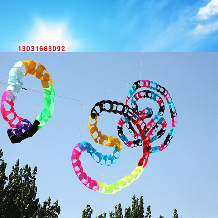 New kite pendant Kite software turn ring garland kite can not fly alone