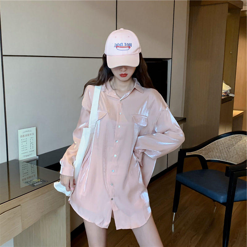 Man's fish Ji shirt female polarized summer dress 2022 New women's dress with lukewarm wind design with a small crowdblouse summer wave