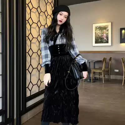 French design Cold Wind Women's High sense autumn clothes 2021 new women's early autumn spring and autumn temperament dress