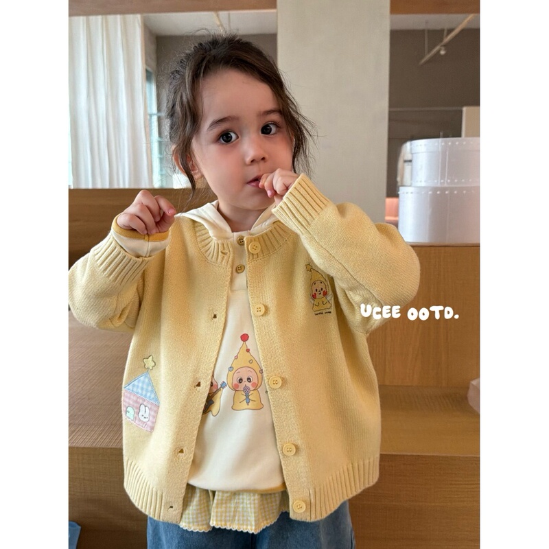 Glaze X·26 Autumn~Cartoon Knitted Sweater Cardigan S278088