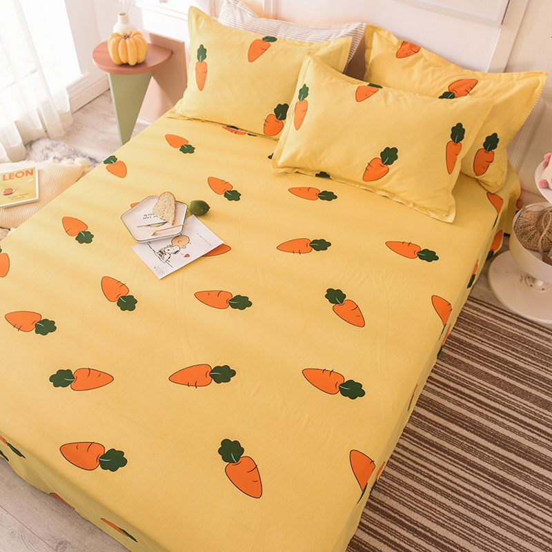 Twill cotton bed single piece four seasons children single 1 2m bed double 1 5 1 8 2m cotton quilt single woman