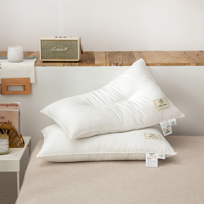 Cotton Pillow Pillow Core Hotel Single Student Dormitory Double Family With Cotton Low Pillow Core High Pillow Pair 2