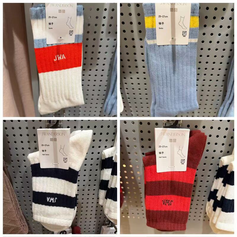 [Free Shipping for Orders of 2 Pairs] Uniqlo [Jwa Designer Collaboration] Men's Socks Mid-Calf Socks