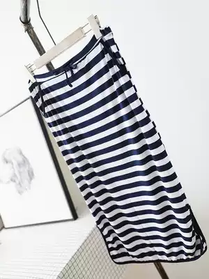 XTHEMCAPS Korea LS Home Thin Comfortable Stretch Fabric Joker Skirt Special for Waist Drawstring